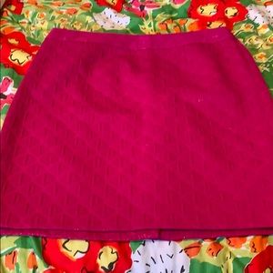 Banana republic pink pencil skirt 14